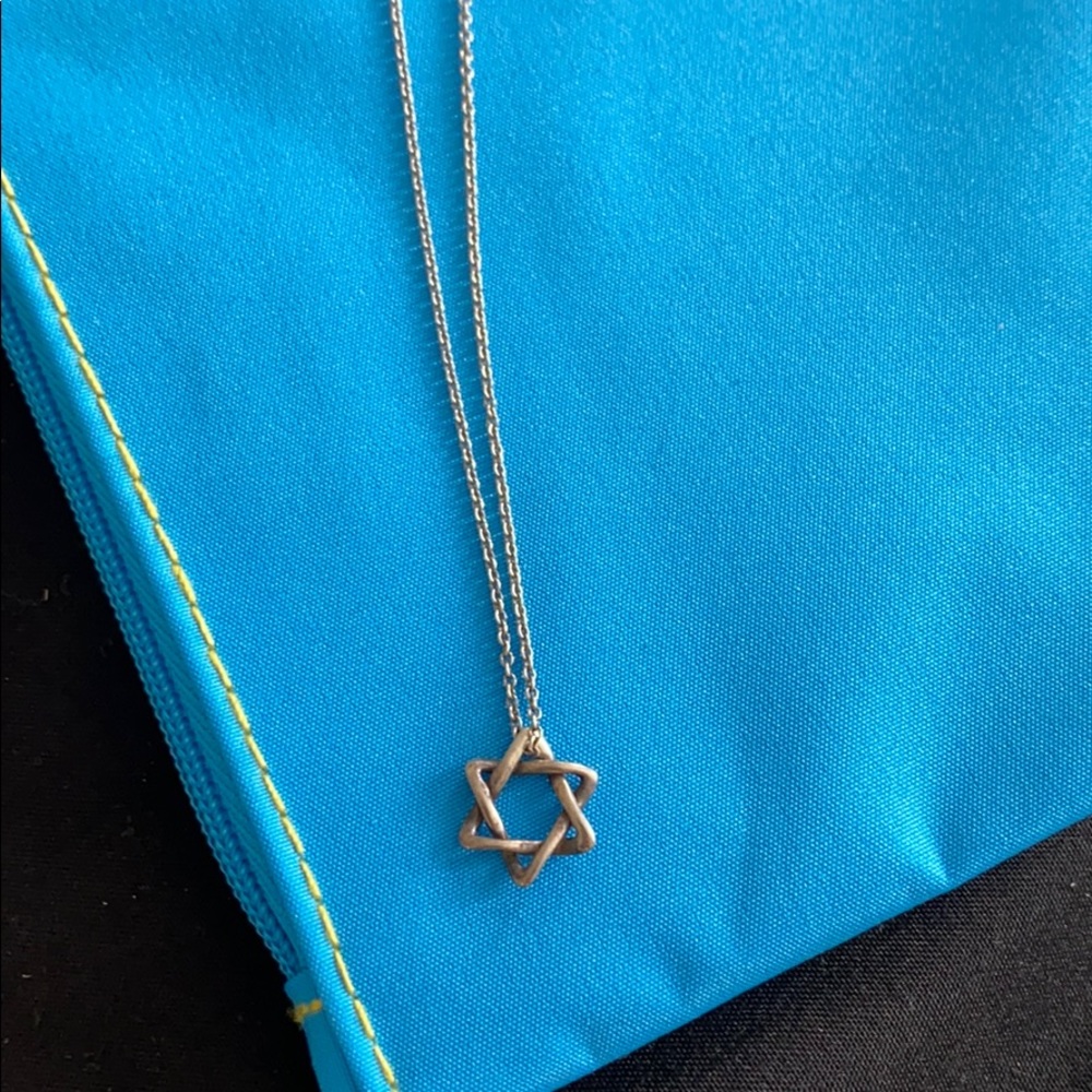 Tiffany & Co. Star of David necklace in silver